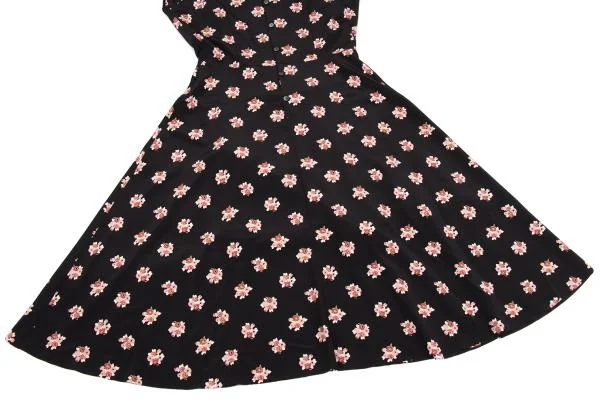 JUNYA WATANABE COMME des GARCONS Floral Layered Short Sleeve Dress K-157399_011
