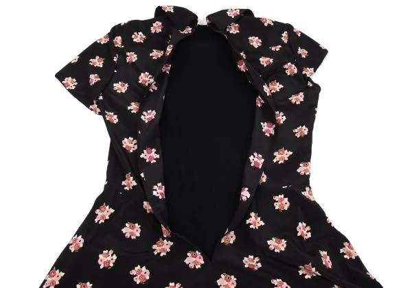 JUNYA WATANABE COMME des GARCONS Floral Layered Short Sleeve Dress K-157399_015
