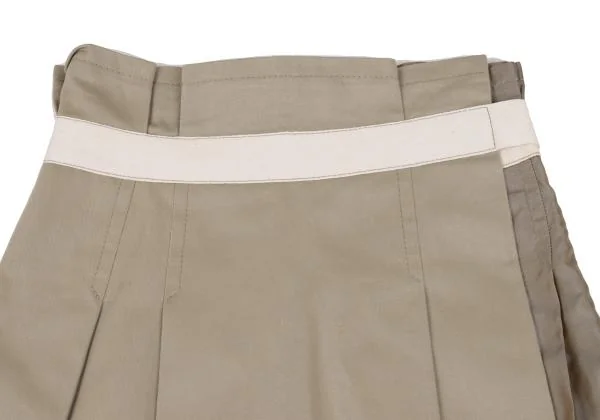 tricot COMME des GARCONS Cotton Switching Belted Wrap Skirt K-157411_003