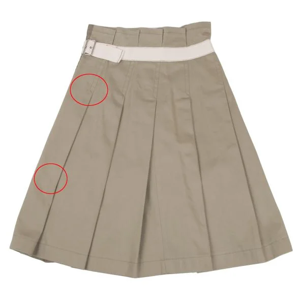 tricot COMME des GARCONS Cotton Switching Belted Wrap Skirt K-157411_010