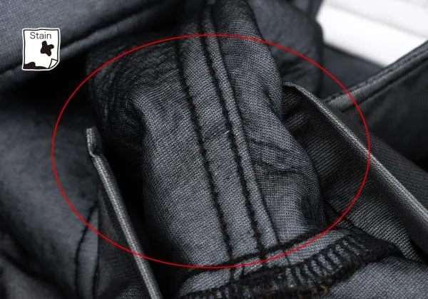 ジュンヤワタナベ コムデギャルソンJUNYA WATANABE COMME des GARCONS モヘヤ混ウインドストッパーループツイードパンツ 紺茶M K-157416_007