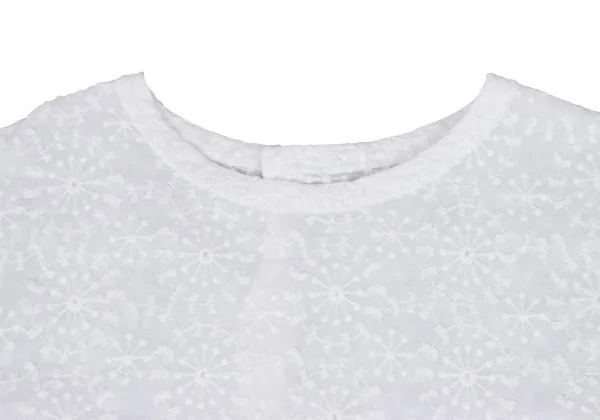 ISSEY MIYAKE HaaT Cotton Embroidery Short Sleeve Dress K-157428_004