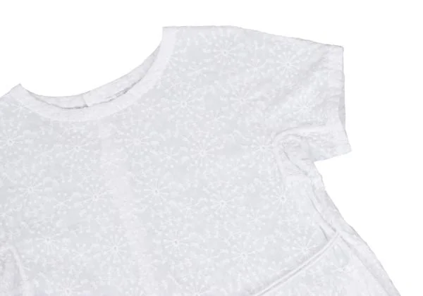 ISSEY MIYAKE HaaT Cotton Embroidery Short Sleeve Dress K-157428_005
