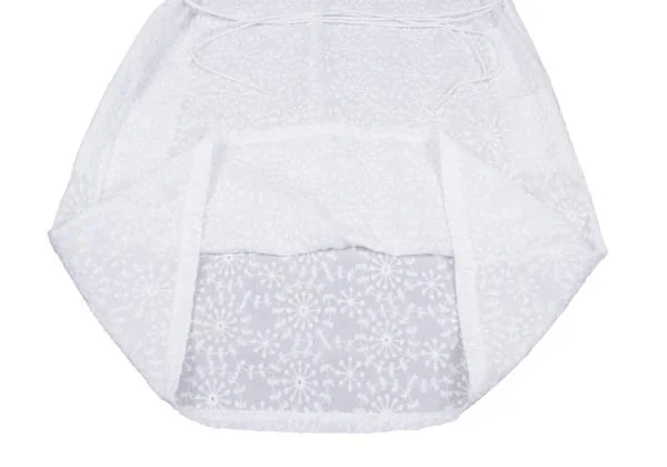 ISSEY MIYAKE HaaT Cotton Embroidery Short Sleeve Dress K-157428_009