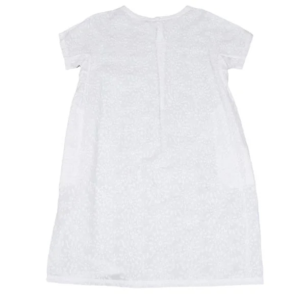 ISSEY MIYAKE HaaT Cotton Embroidery Short Sleeve Dress K-157428_010