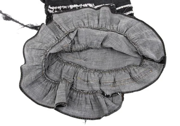 tao COMME des GARCONS Frayed Design Denim Skirt K-157465_010