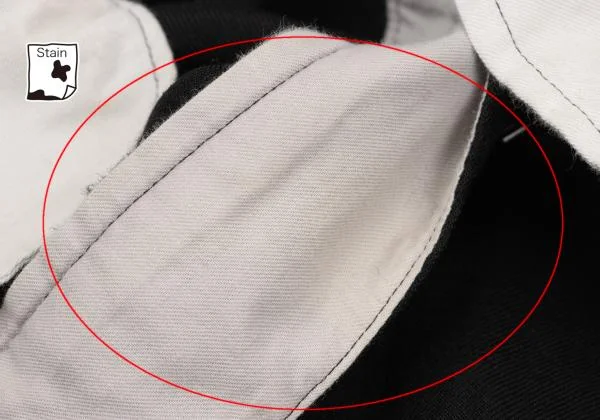 コムコム コムデギャルソンCOMME des GARCONS ウールベルテッドワイドパンツ 黒S K-157468_011