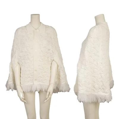 COMME des GARCONS Acrylic Knit Poncho Cardigan