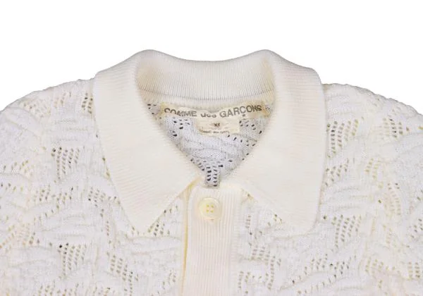 COMME des GARCONS Acrylic Knit Poncho Cardigan K-157473_004