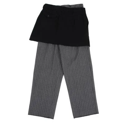 COMME des GARCONS Skirt Pasted Stripe Pants