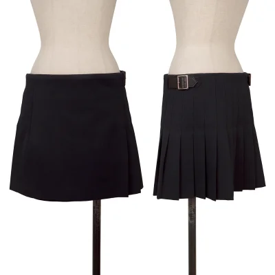 COMME des GARCONS Poly Pleats Wrap Skirt