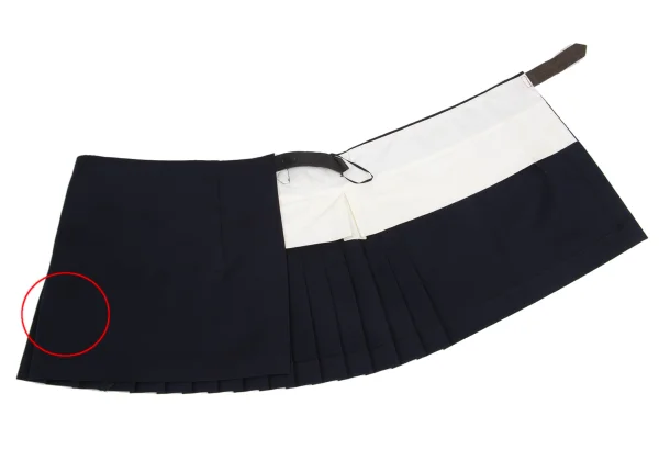 COMME des GARCONS Poly Pleats Wrap Skirt K-157479_006