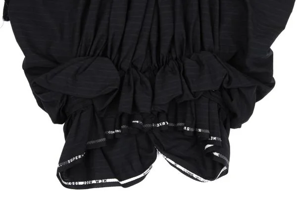 COMME des GARCONS Wool Striped Gather Design Jacket K-157481_016