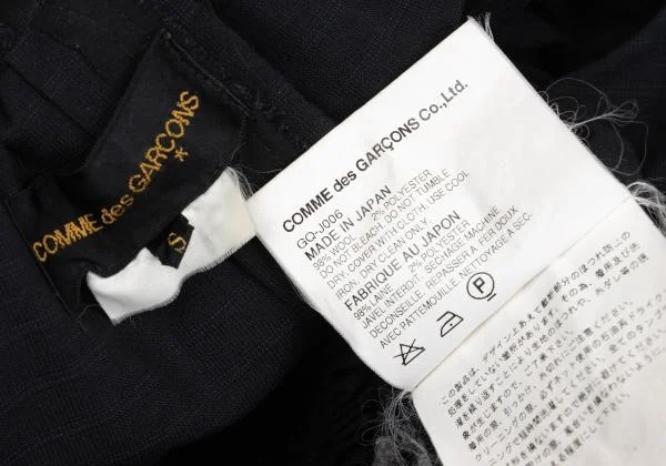 COMME des GARCONS Wool Striped Gather Design Jacket K-157481_018