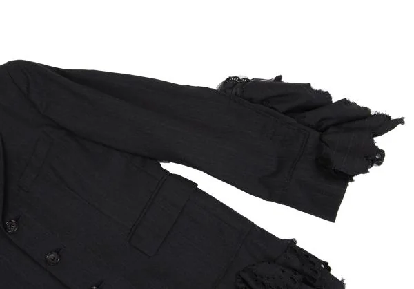 COMME des GARCONS Frill Decoration Stripe Jacket K-157482_009