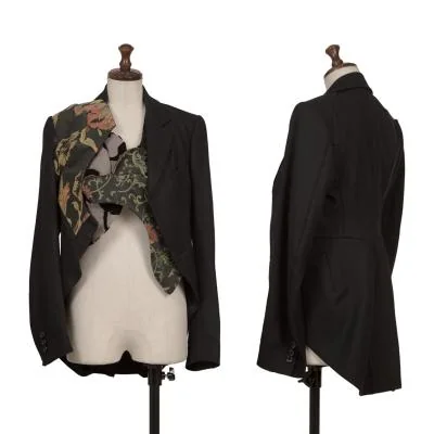 COMME des GARCONS Multi Pattern Switching Wool Jacket