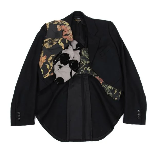 COMME des GARCONS Multi Pattern Switching Wool Jacket K-157483_002