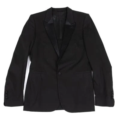 Martin Margiela 10 Striped Peaked Lapel Switching Jacket