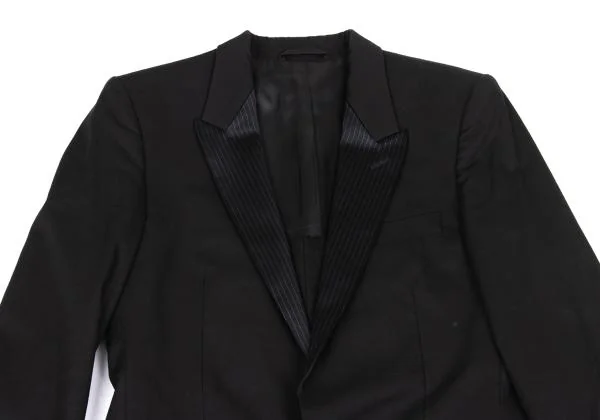 Martin Margiela 10 Striped Peaked Lapel Switching Jacket K-157535_002