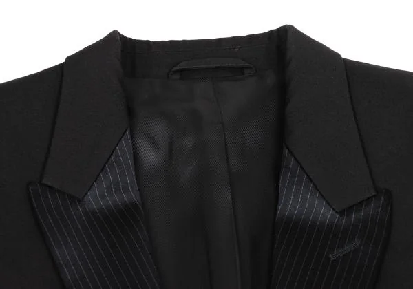 Martin Margiela 10 Striped Peaked Lapel Switching Jacket K-157535_003