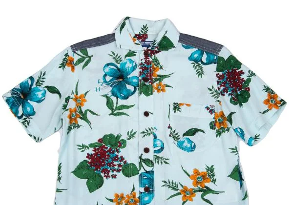 JUNYA WATANABE MAN COMME des GARCONS Floral Printed Rayon Shirt K-157537_002