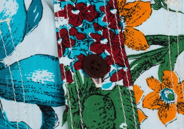 JUNYA WATANABE MAN COMME des GARCONS Floral Printed Rayon Shirt K-157537_004