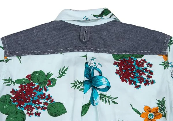 JUNYA WATANABE MAN COMME des GARCONS Floral Printed Rayon Shirt K-157537_013