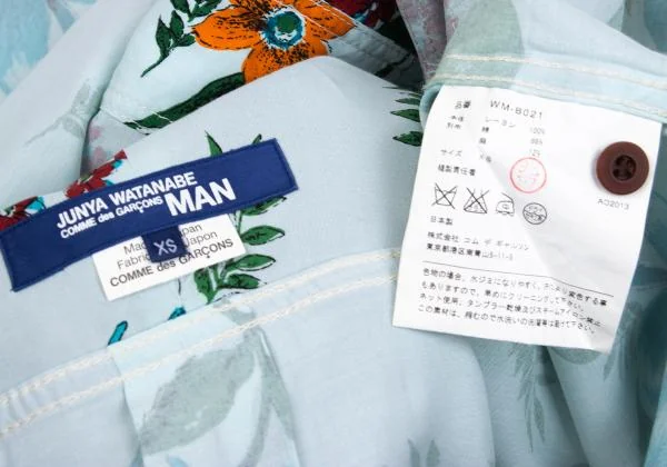 JUNYA WATANABE MAN COMME des GARCONS Floral Printed Rayon Shirt K-157537_019