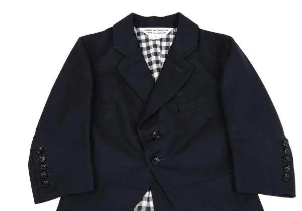 COMME des GARCONS Checked Double Face Swallowtail Jacket K-157575_003