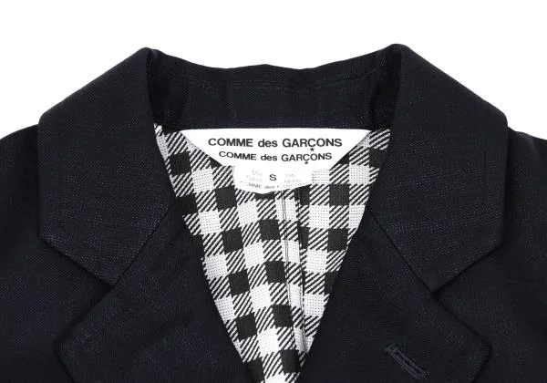 COMME des GARCONS Checked Double Face Swallowtail Jacket K-157575_004