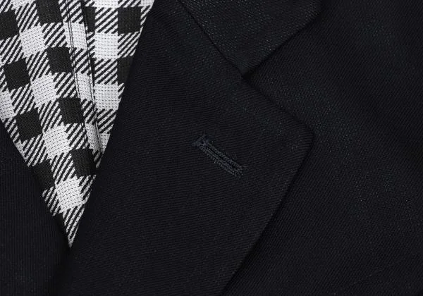 COMME des GARCONS Checked Double Face Swallowtail Jacket K-157575_005