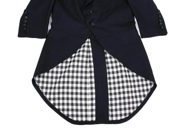 COMME des GARCONS Checked Double Face Swallowtail Jacket K-157575_010