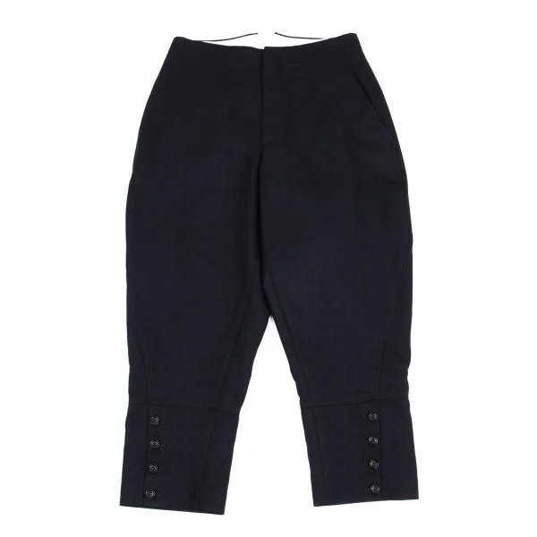 COMME des GARCONS Checked Double Face Jodhpur Pants Navy S K-157576_001
