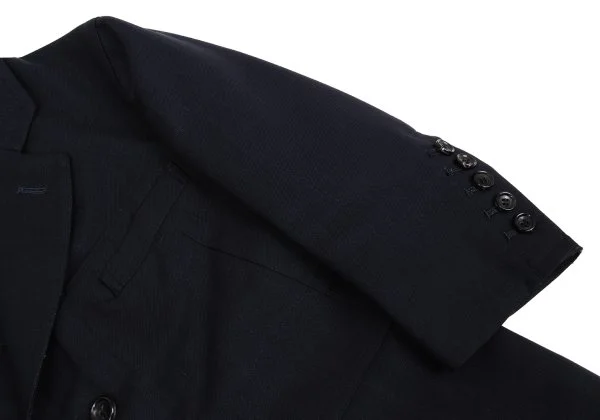 コムコム コムデギャルソンCOMME des GARCONS ブロックチェックダブルフェイスセットアップ 紺S K-157577_006