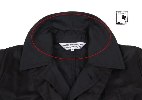 COMME des GARCONS Cotton Layered Puckering Sleeveless Coat K-157579_005
