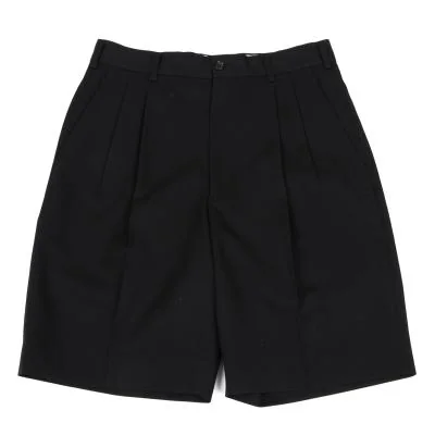 COMME des GARCONS Wool Gaba Tuck Shorts