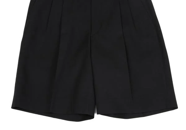 COMME des GARCONS Wool Gaba Tuck Shorts K-157589_008