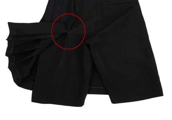 COMME des GARCONS HOMME PLUS Half Wrap Skirt Shorts K-157595_015