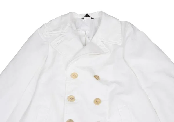 COMME des GARCONS Poly Back Frill Cutting Design Coat K-157636_003