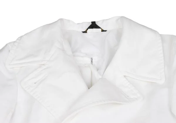 COMME des GARCONS Poly Back Frill Cutting Design Coat K-157636_004