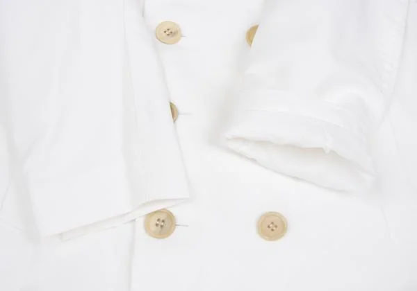 COMME des GARCONS Poly Back Frill Cutting Design Coat K-157636_009