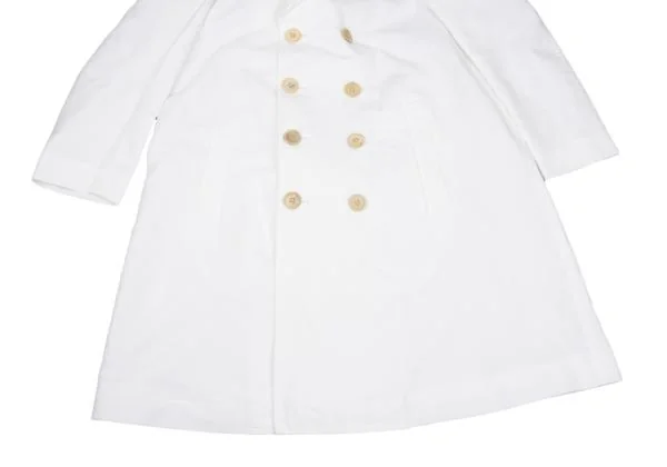 COMME des GARCONS Poly Back Frill Cutting Design Coat K-157636_010
