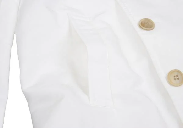 COMME des GARCONS Poly Back Frill Cutting Design Coat K-157636_011