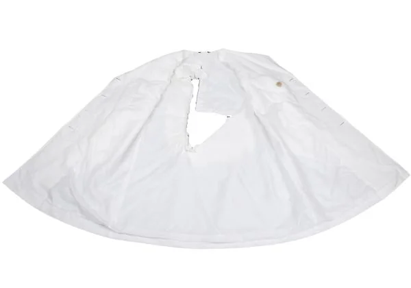 COMME des GARCONS Poly Back Frill Cutting Design Coat K-157636_013