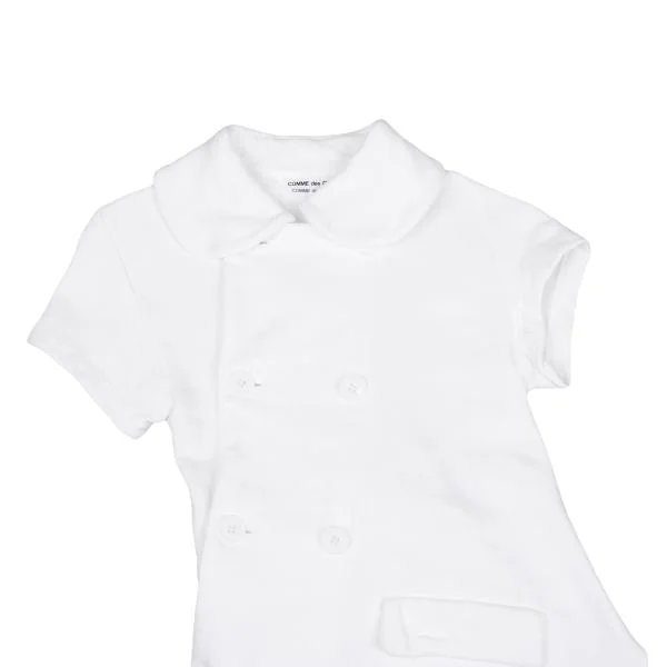COMME des GARCONS Asymmetry Switching Sweat Short Sleeve Jacket K-157653_003