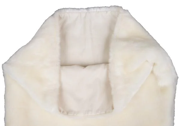 コムデギャルソンCOMME des GARCONS フェイクファーティペット アイボリー K-157671_004