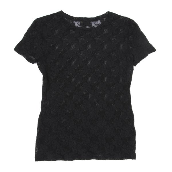 JEAN PAUL GAULTIER FEMME 総柄 トップス 40 Jean Paul GAULTIER FEMME Knit Woven Stirped Mesh Top Size 40