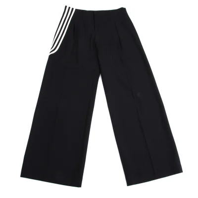 Yohji Yamamoto FEMME 3 Line Switching Wool Gaba Wide Pants