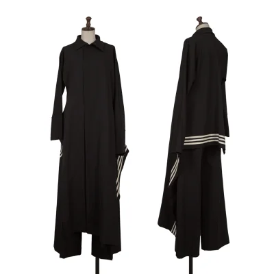 Yohji Yamamoto FEMME 3 Line Switching Wool Gaba Asymmetry Jacket & Pants