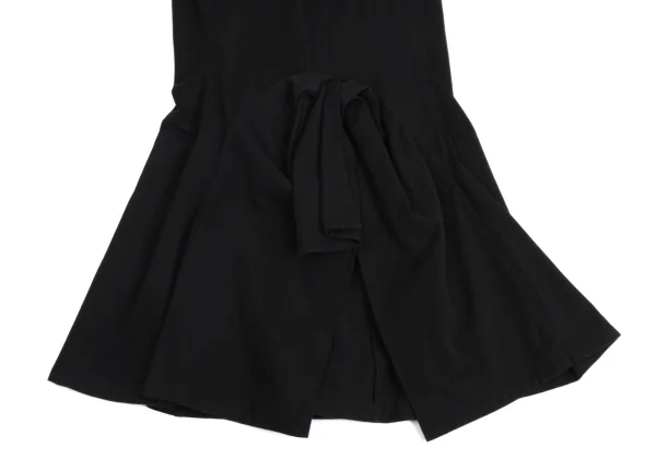 Yohji Yamamoto FEMME Cotton Tuck Drape Switching Skirt K-157723_004